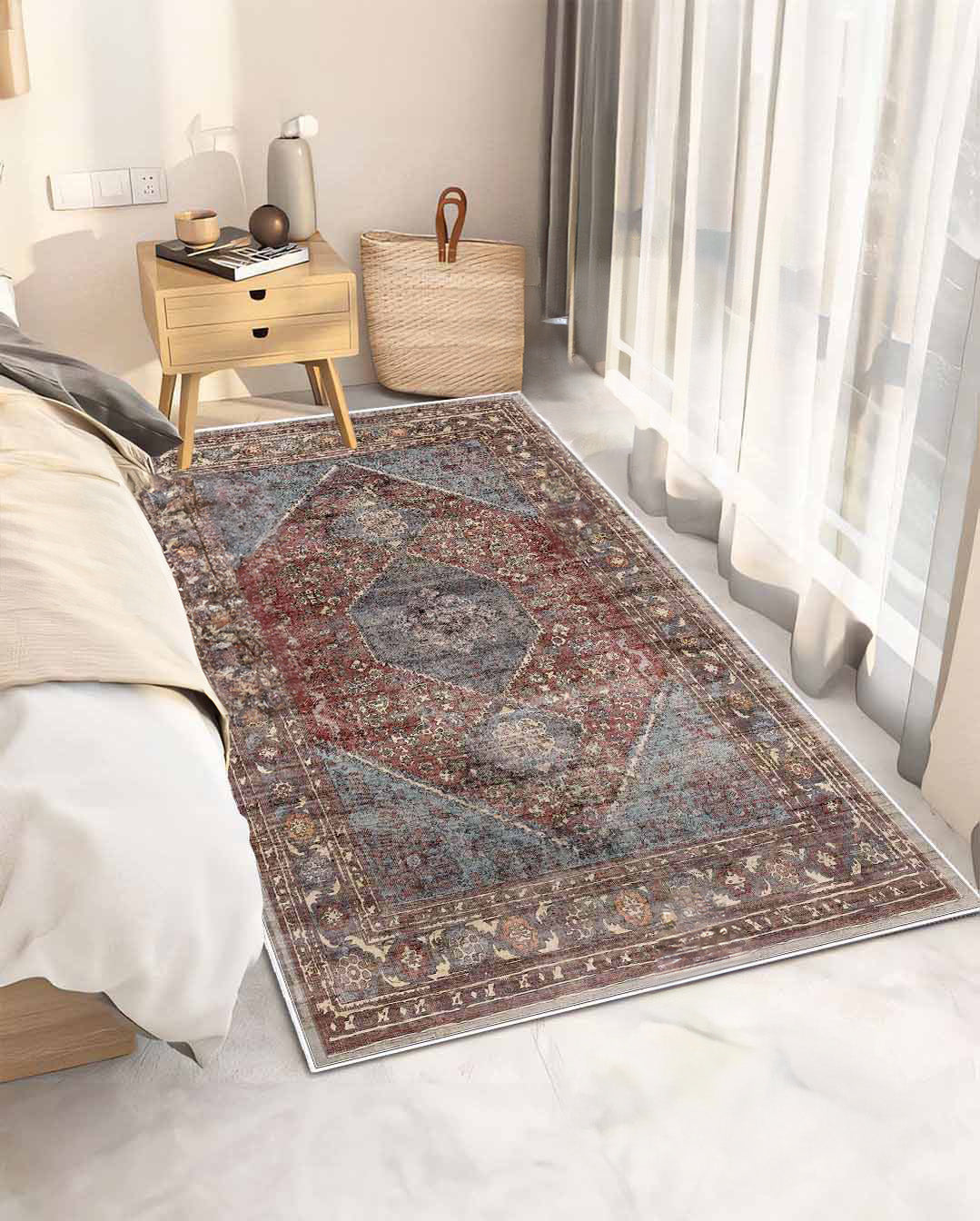 Marian vintage színes puha és fényes szőnyeg