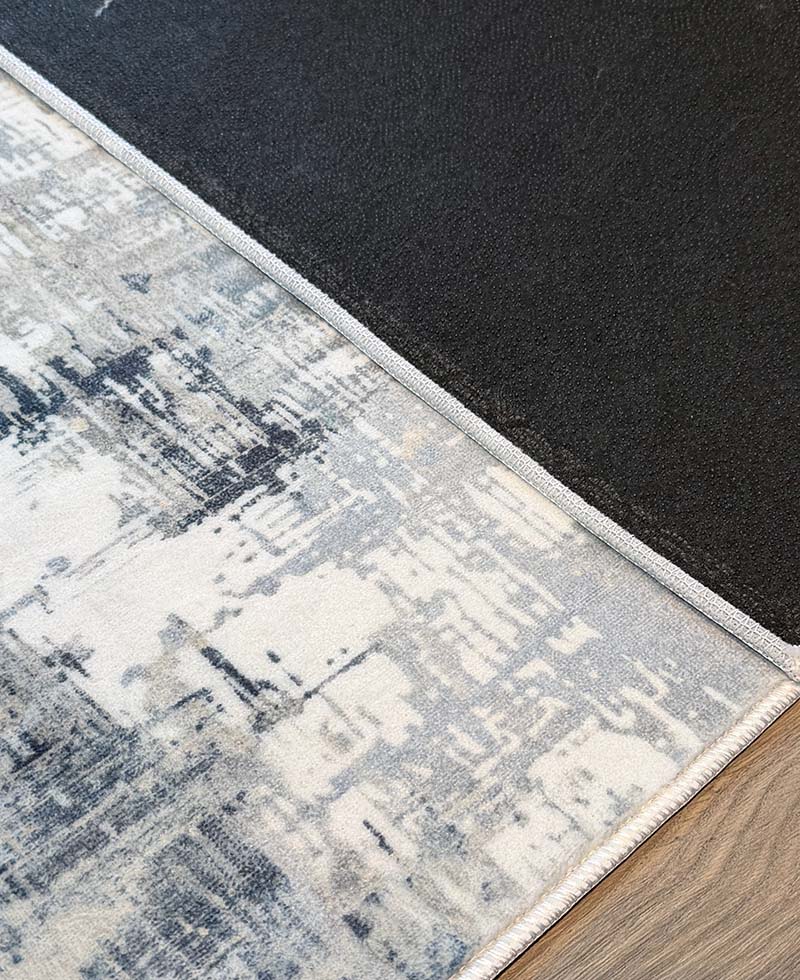 Yara schlichter, moderner, weicher und glänzender Teppich in Beige