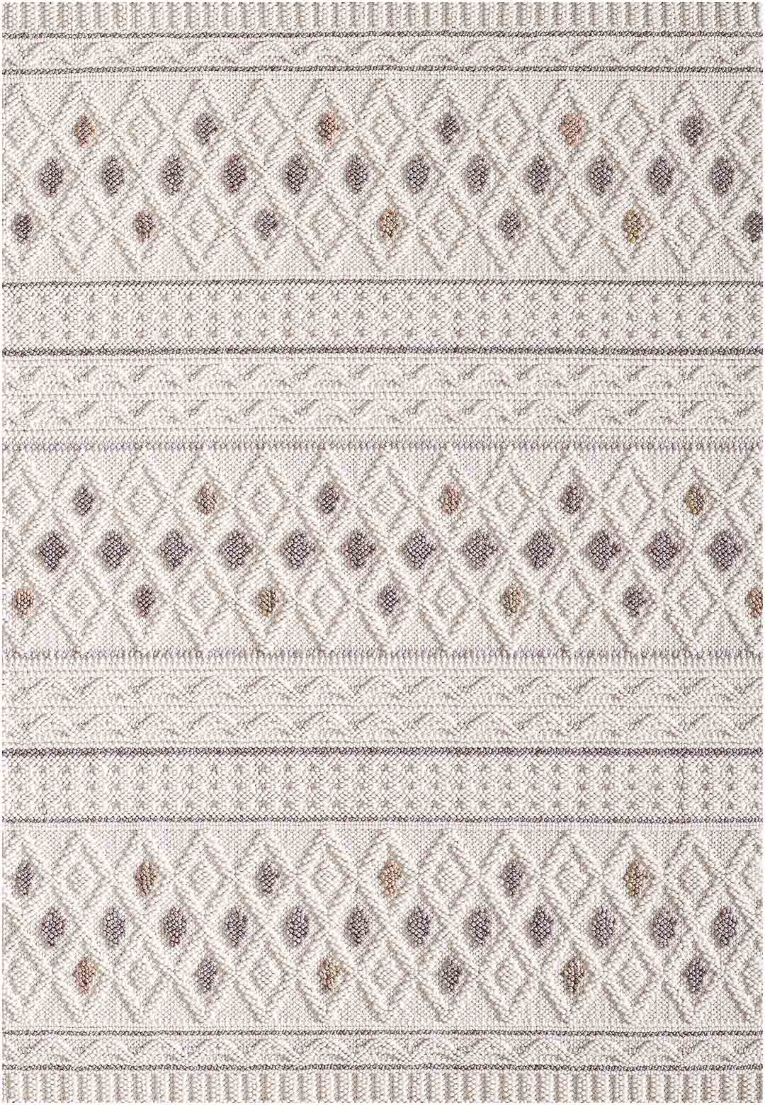 Yara schlichter, moderner, weicher und glänzender Teppich in Beige