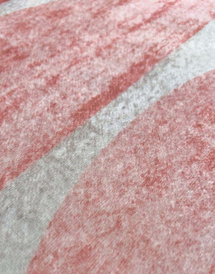 Moderner Teppich Geometrisches Muster Rosa Blau – Designerteppich im Retro-Stil