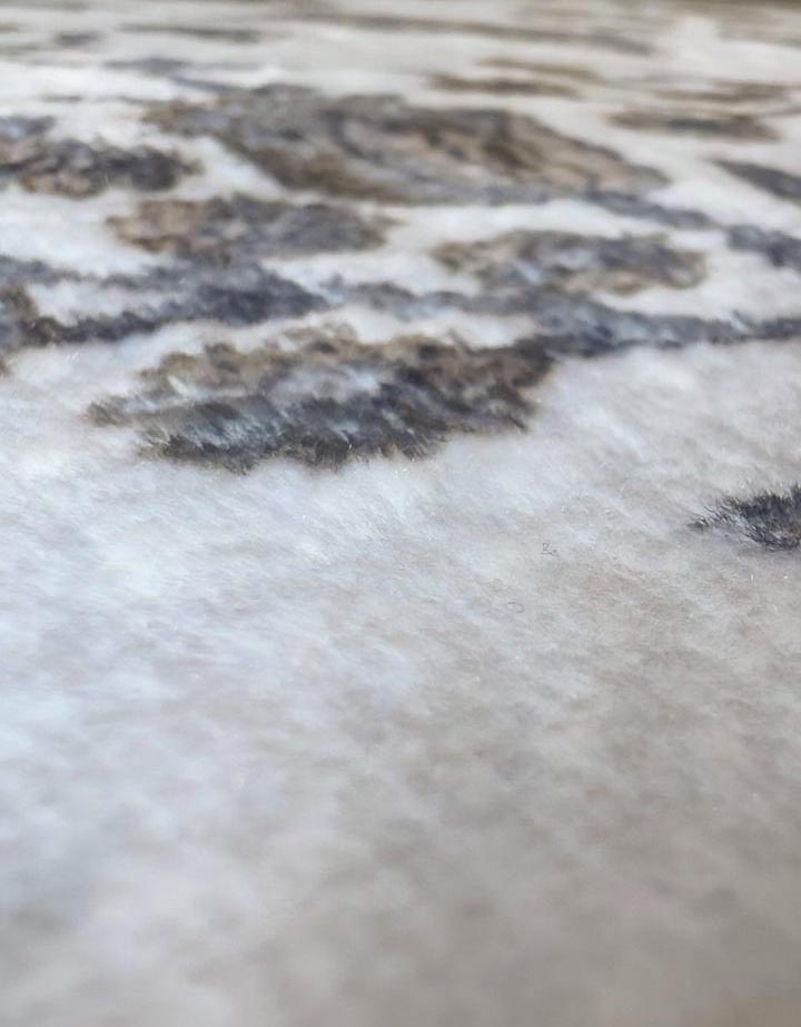 Orientteppich Grau Blau – Klassischer Perserteppich mit floralem Muster