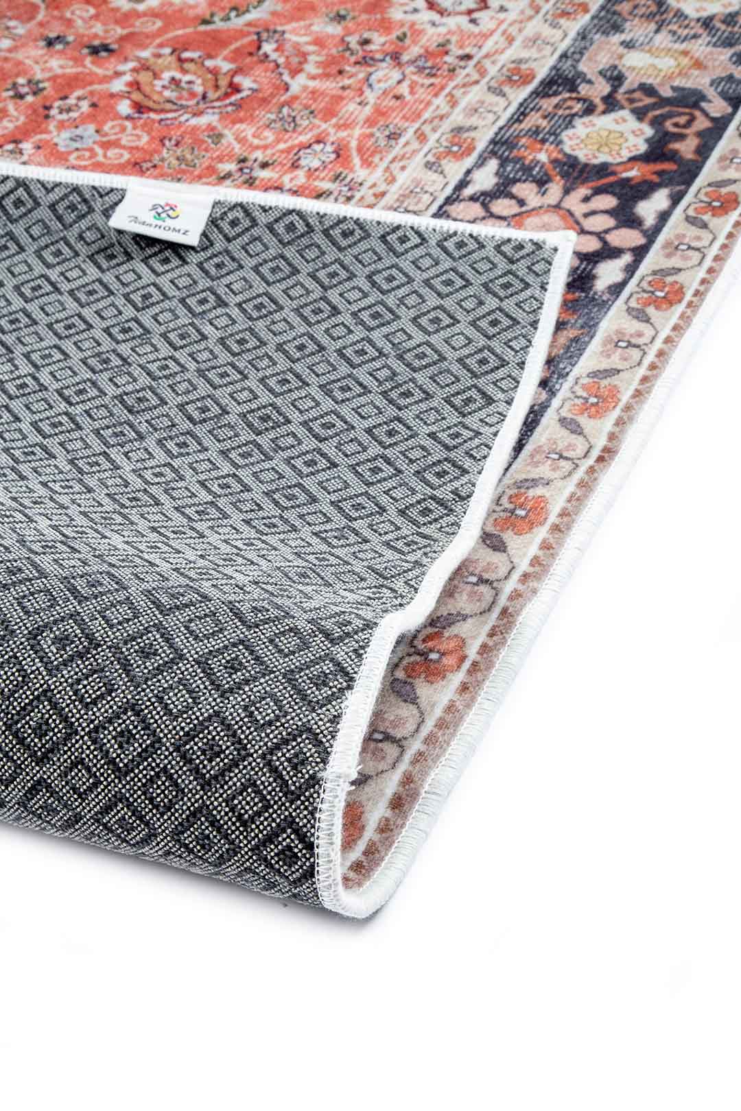 Orientteppich Klassisch Rot Blau – Persischer Vintage-Stil für Wohnzimmer