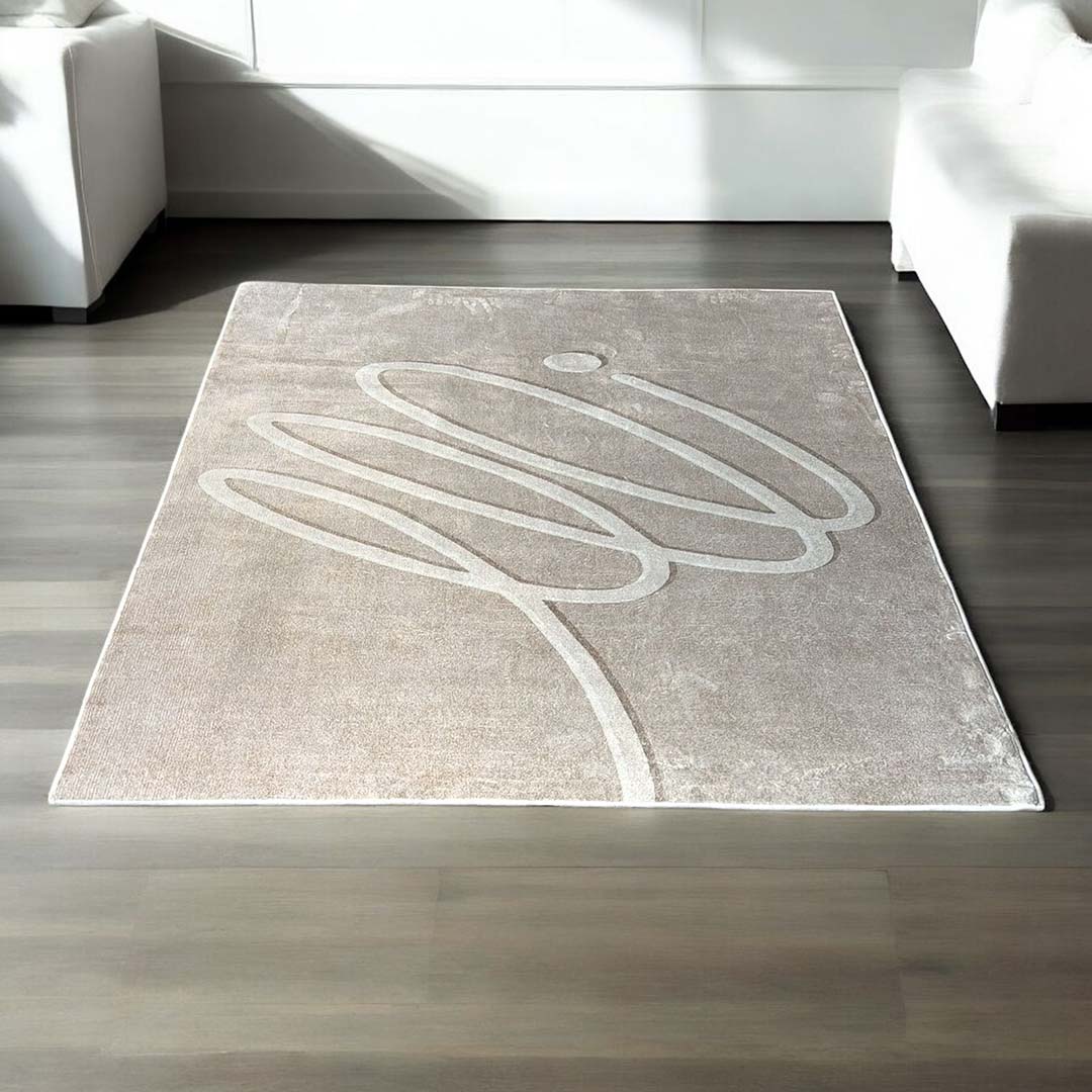 Minimalista Homok – Domborított Modern Szőnyeg
