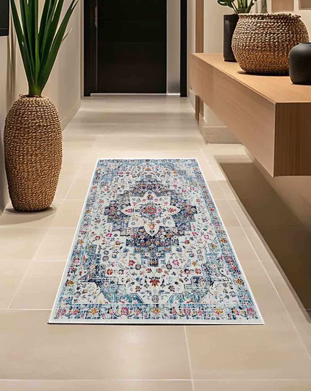 Ema vintage színes puha és fényes szőnyeg