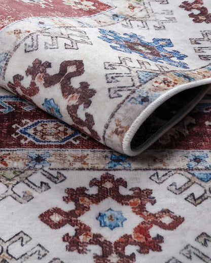 Nada Vintage roter weicher Perserteppich 