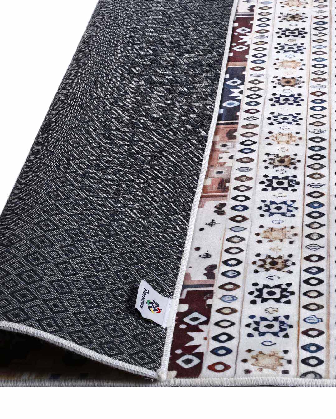 Nataly modern kilim fehér és színes szőnyeg 