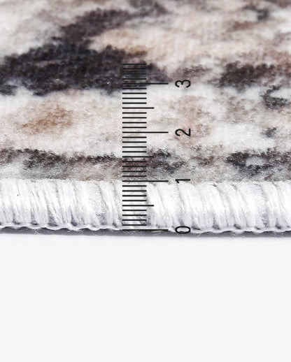 Dima bézs és barna puha és fényes szőnyeg 