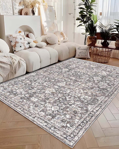 Dima bézs és barna puha és fényes szőnyeg 