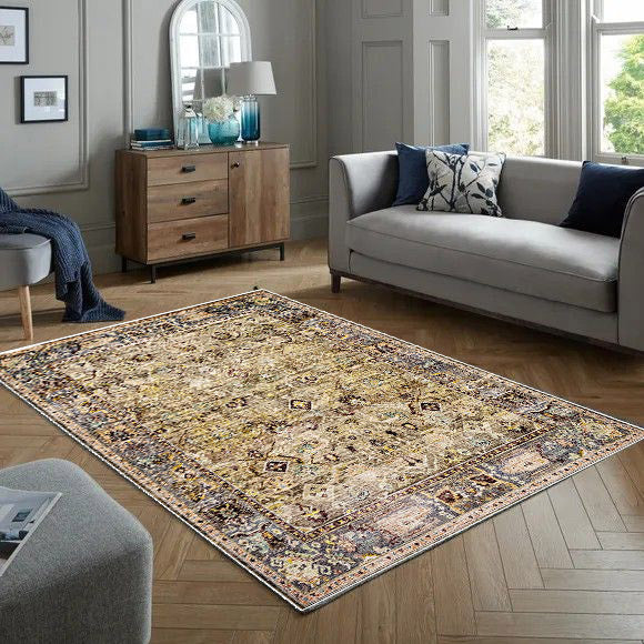 Ön vintage arany puha és fényes szőnyeg 