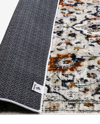 Huda vintage fehér bézs puha szőnyeg 