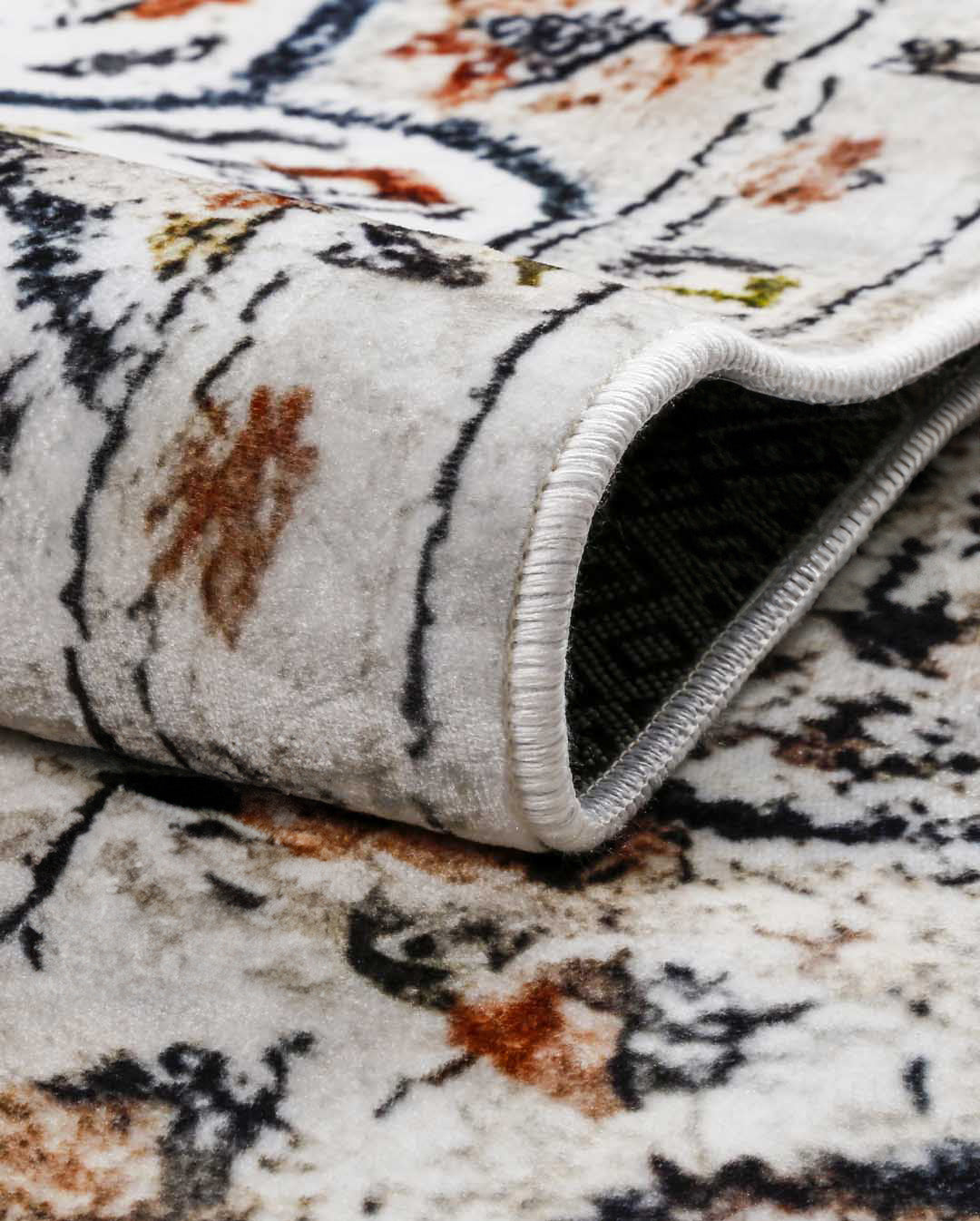 Huda vintage fehér bézs puha szőnyeg 