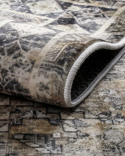 Karmel vintage arany puha és fényes szőnyeg 