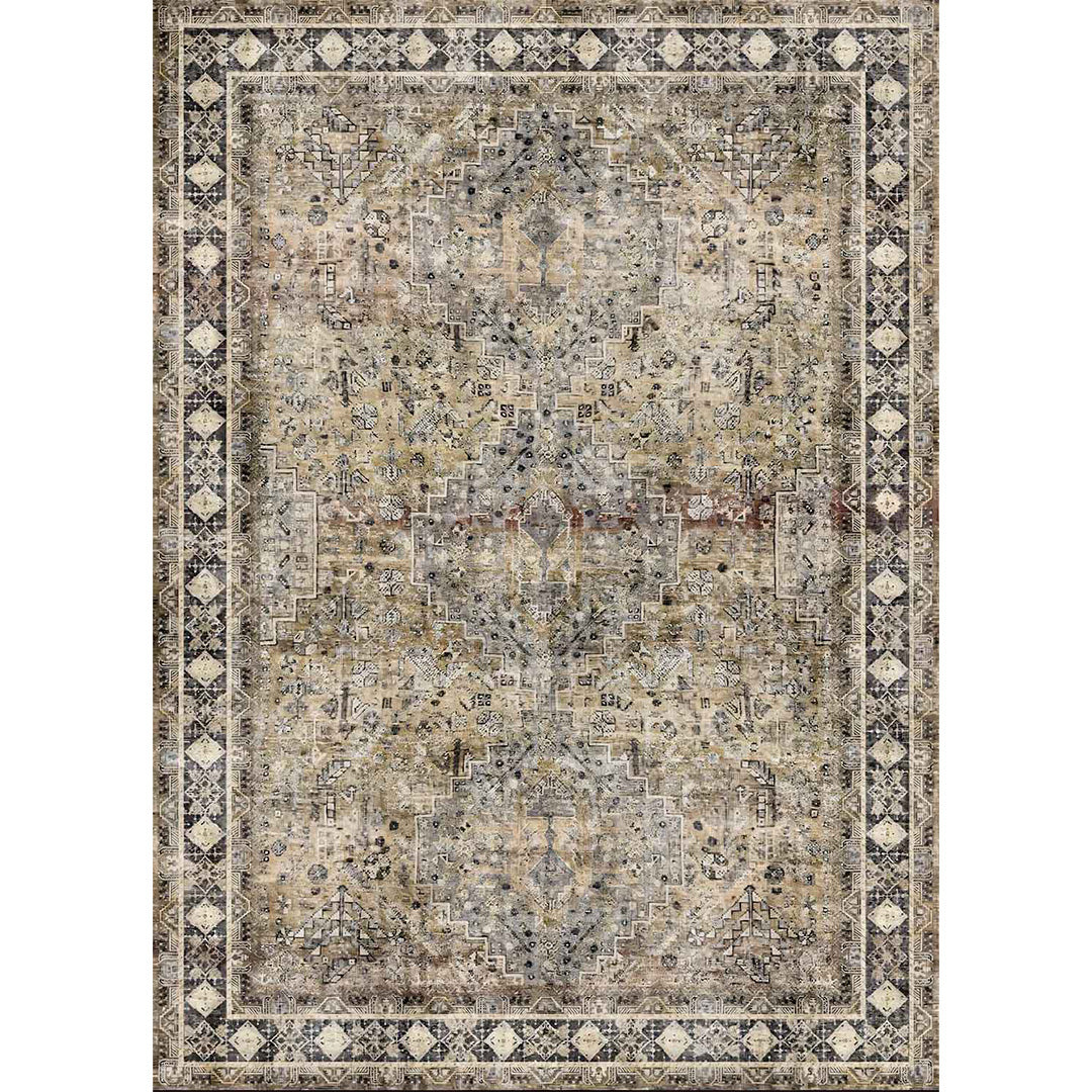 Karmel vintage arany puha és fényes szőnyeg 