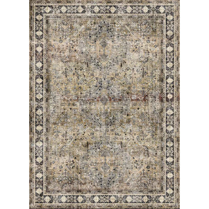 Karmel vintage arany puha és fényes szőnyeg 