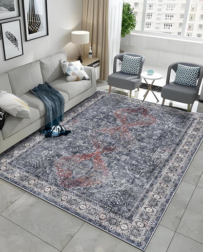 Mai vintage sötét puha és fényes szőnyeg 