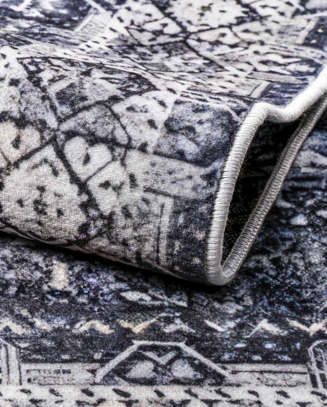 Mai vintage sötét puha és fényes szőnyeg 