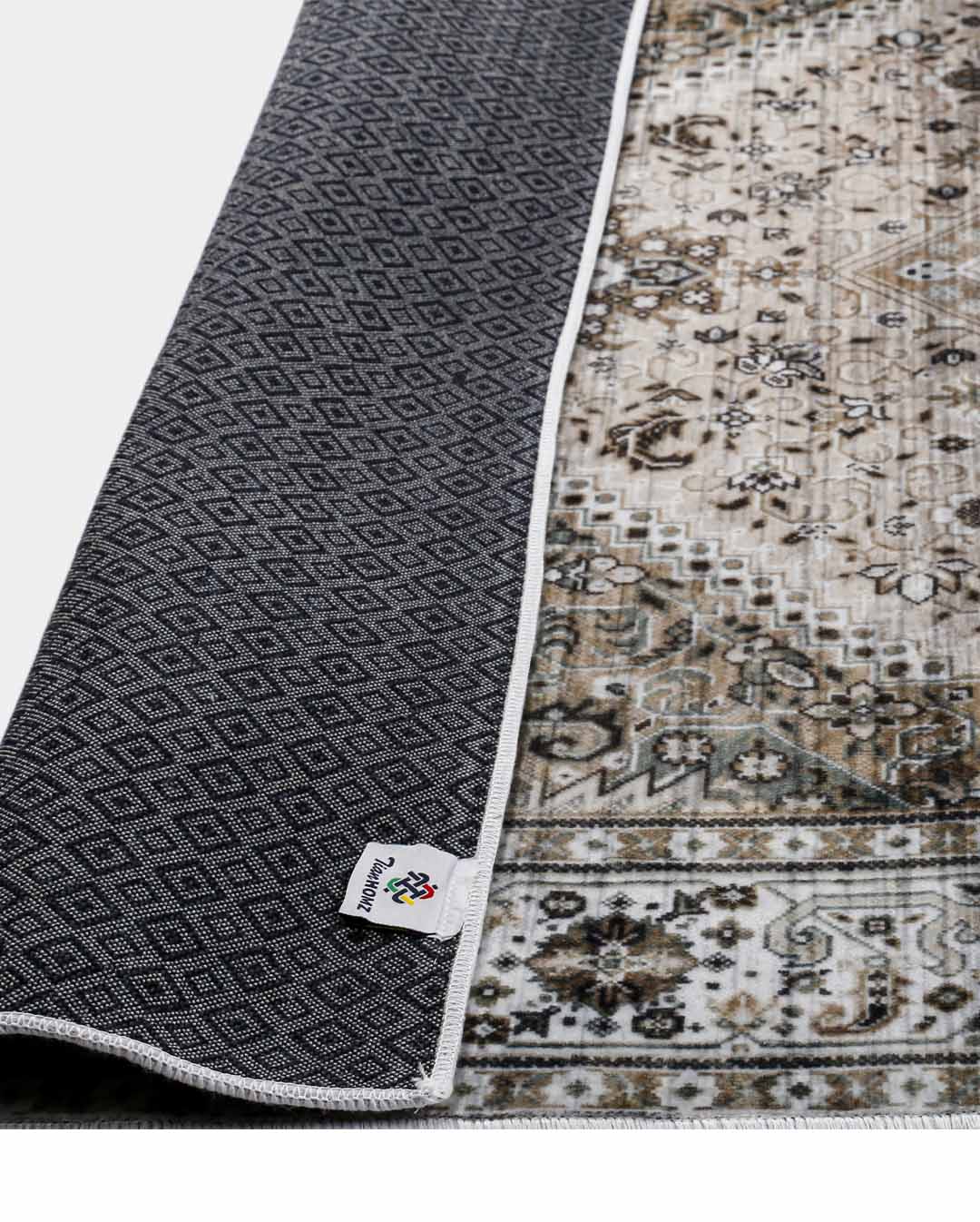 Fofa vintage kávé puha és fényes szőnyeg 