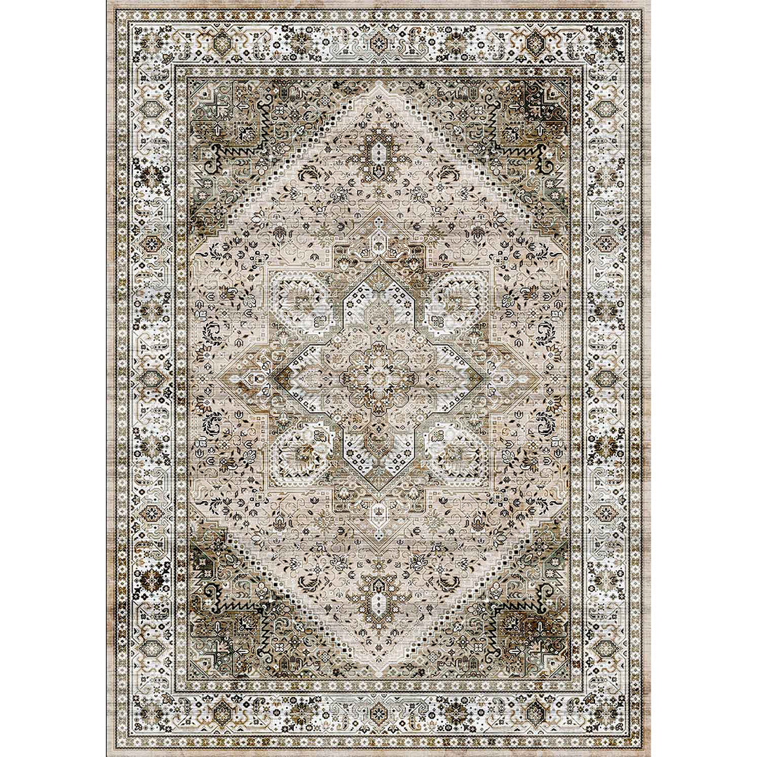 Fofa vintage kávé puha és fényes szőnyeg 