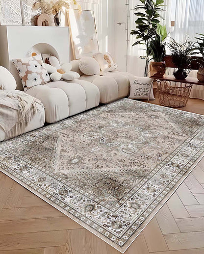 Fofa vintage kávé puha és fényes szőnyeg 