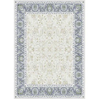 Camela vintage szürke keretben színes puha szőnyeg 