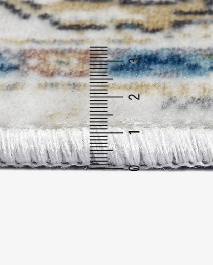 Duha vintage perzsa puha és fényes szőnyeg 