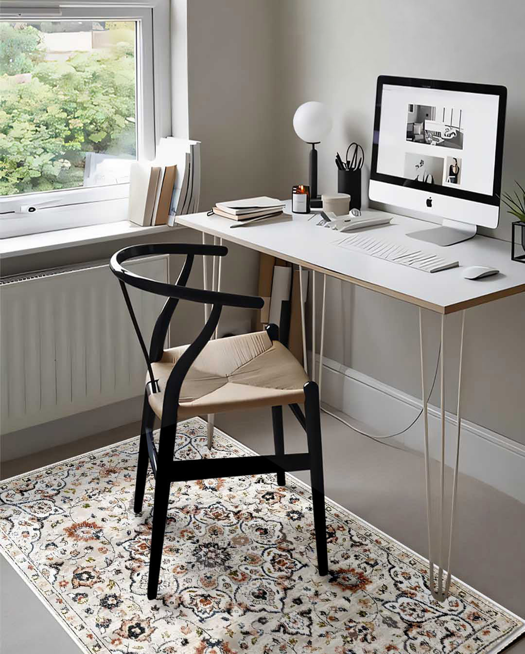 Huda vintage fehér bézs puha szőnyeg 