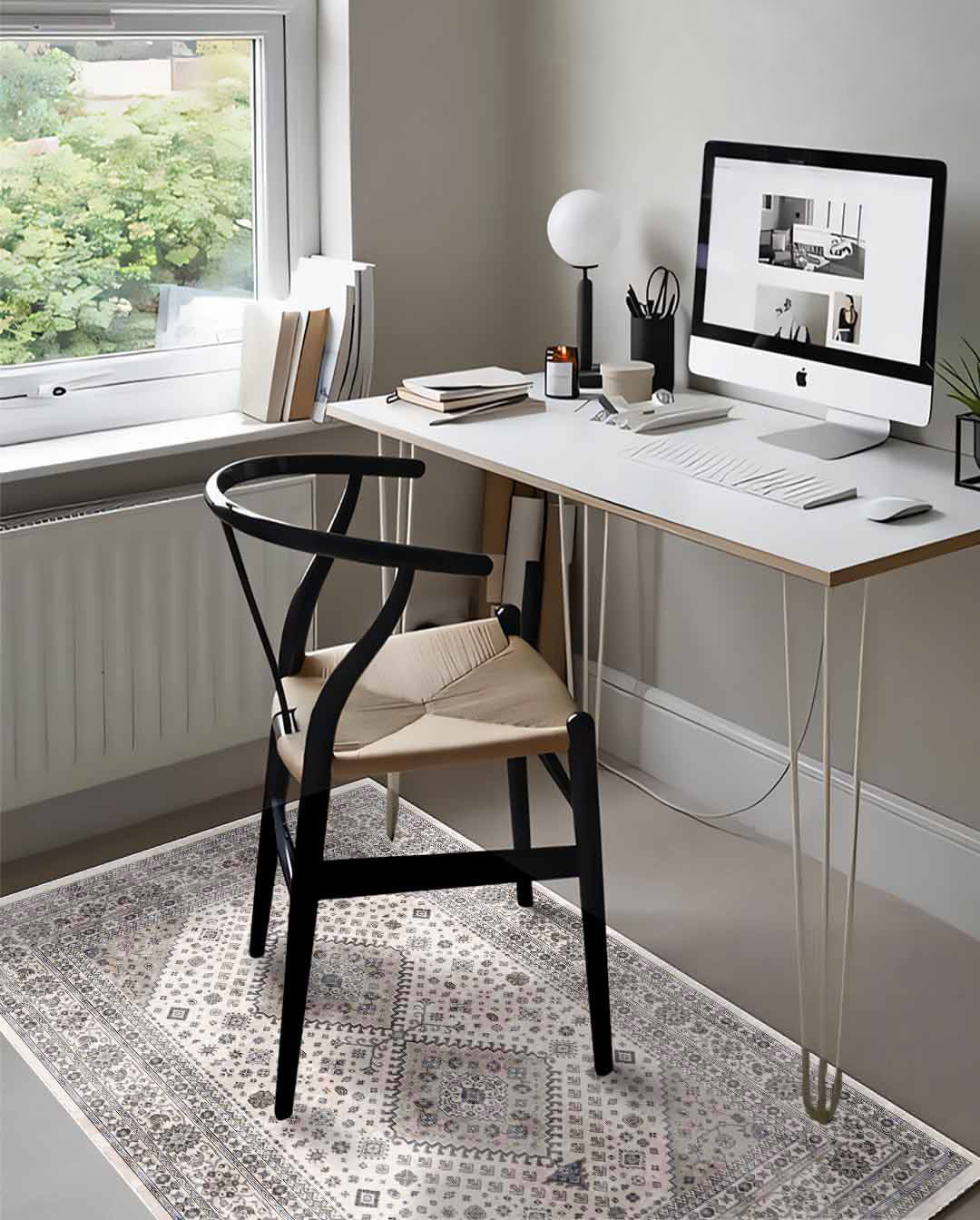 Anna vintage perzsa puha és fényes szőnyeg 