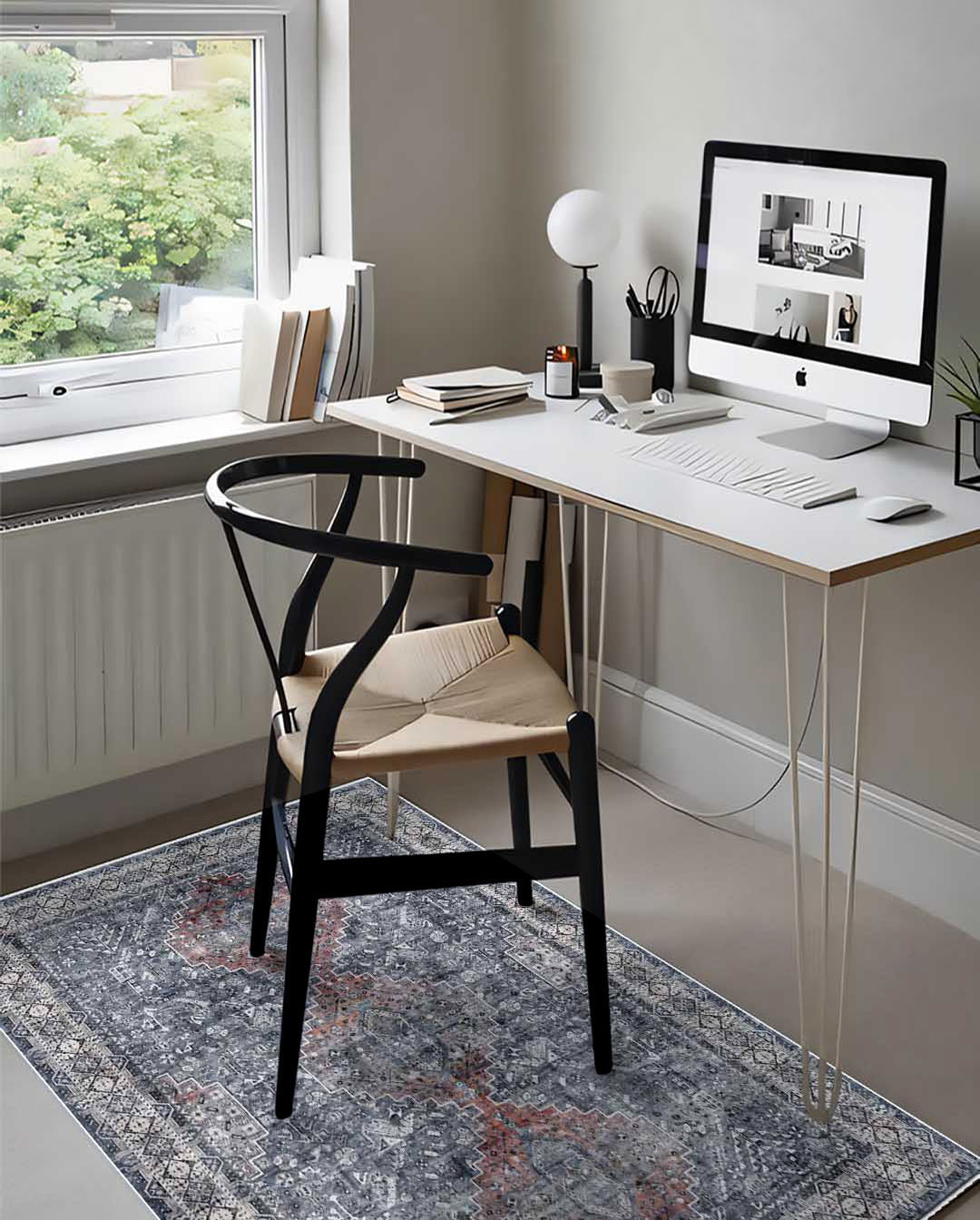 Mai vintage sötét puha és fényes szőnyeg 