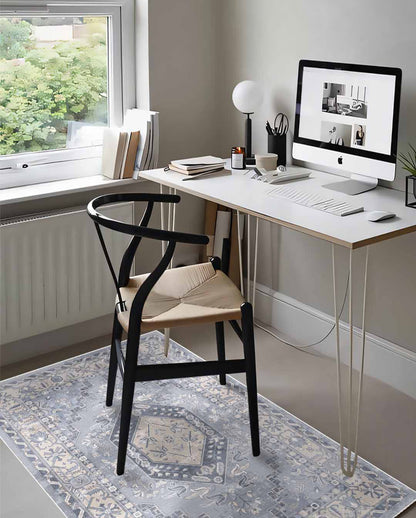 Koka vintage perzsa puha és fényes szőnyeg 