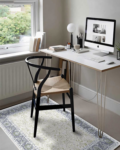 Camela vintage szürke keretben színes puha szőnyeg 