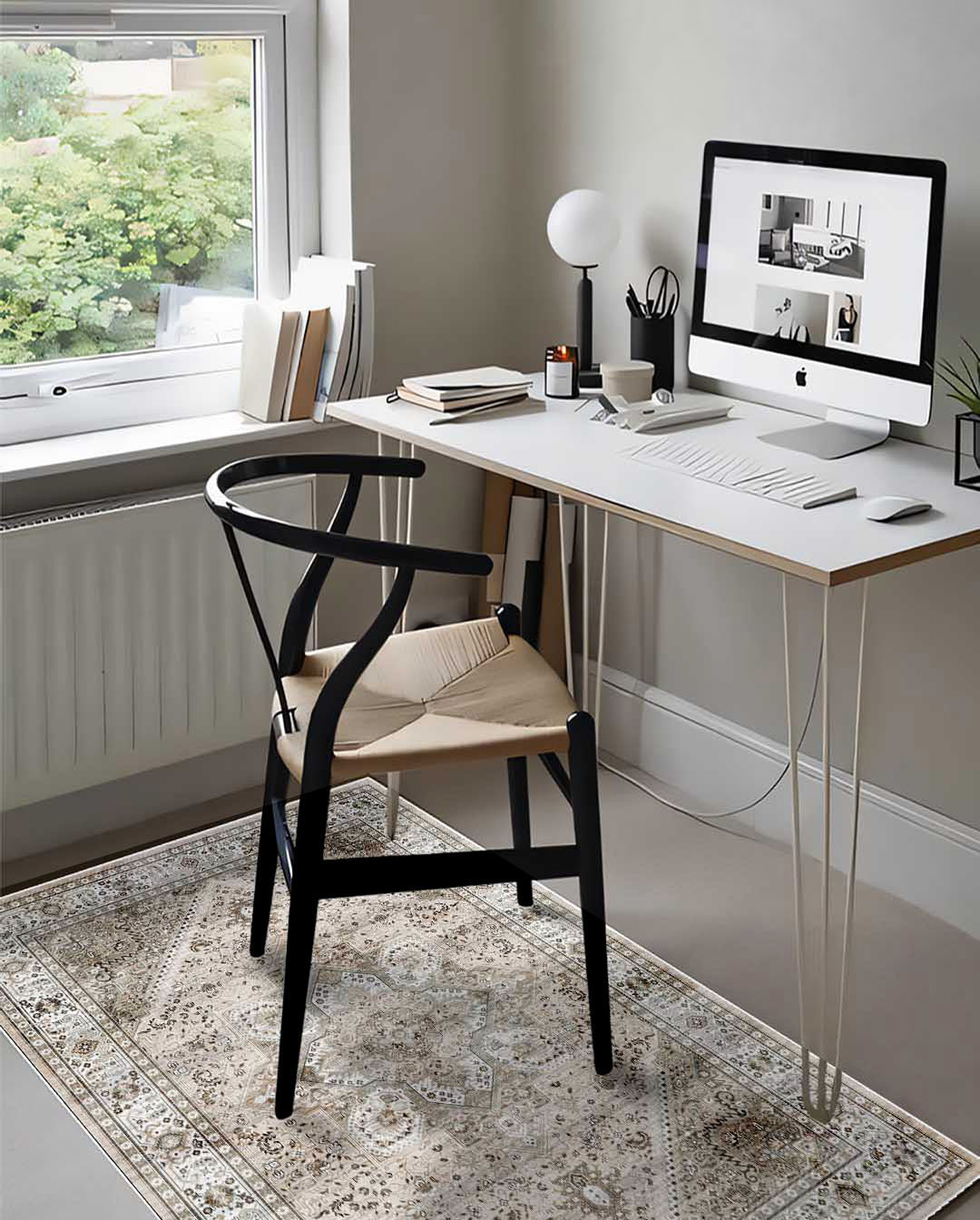 Fofa vintage kávé puha és fényes szőnyeg 