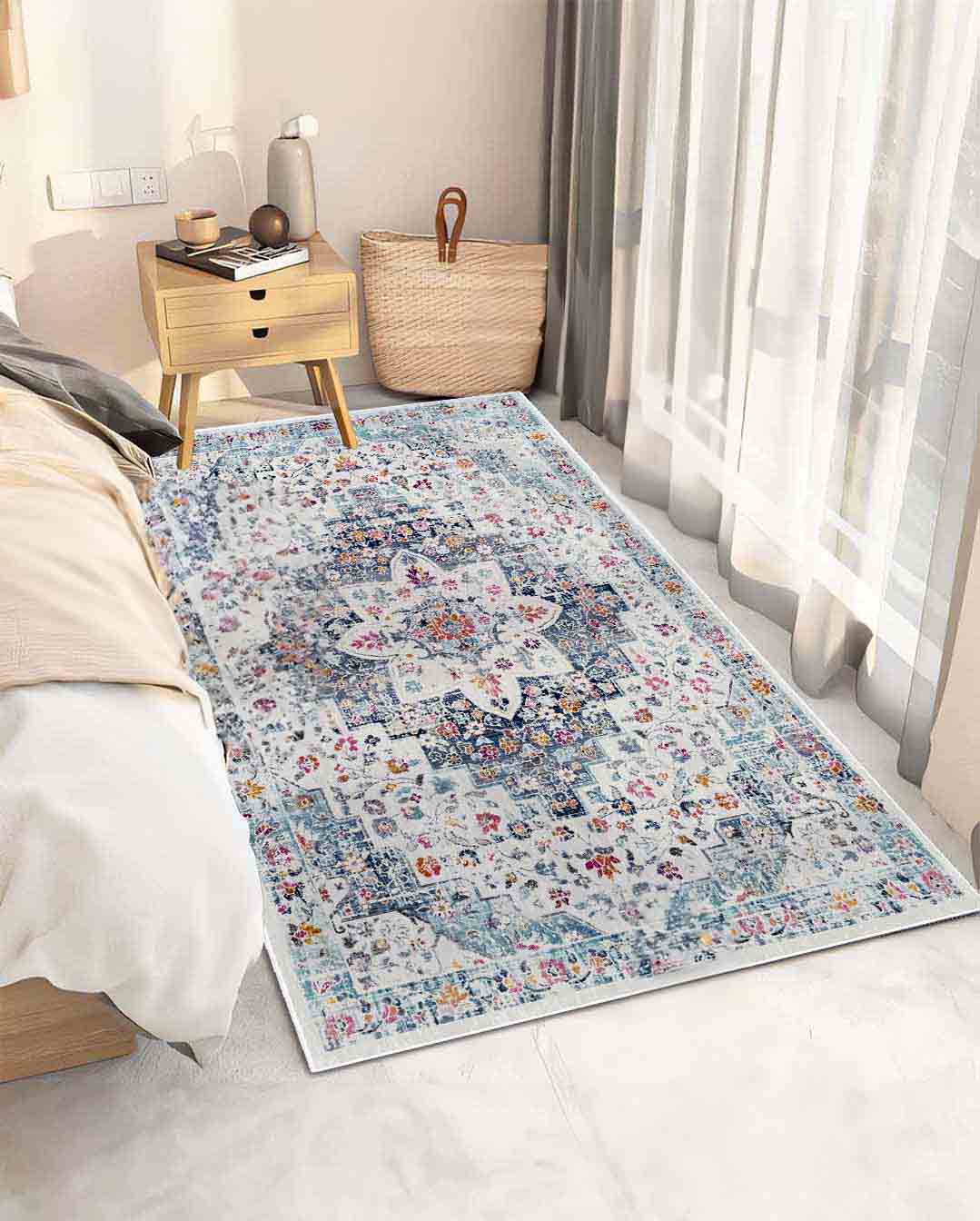 Ema vintage színes puha és fényes szőnyeg 