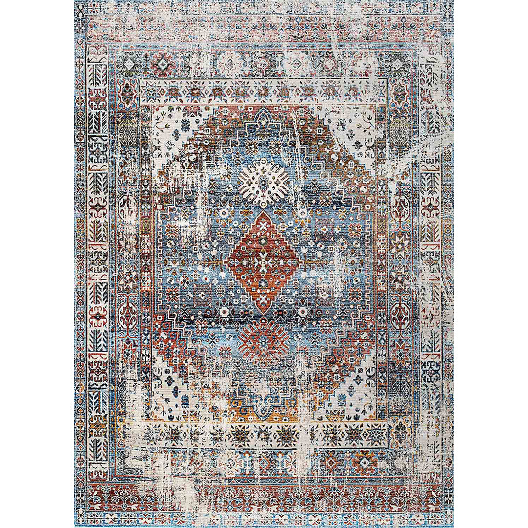 yusra vintage színes puha és fényes szőnyeg 