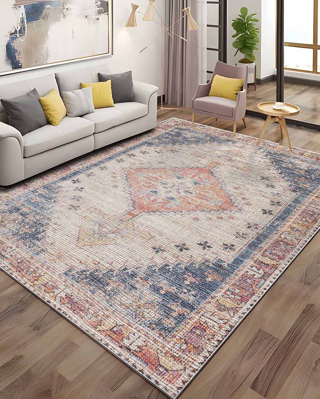 Lucy vintage színes puha és fényes szőnyeg 