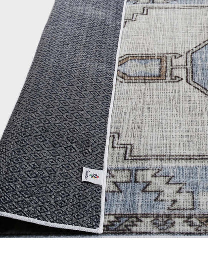 Zöld vintage színes puha és fényes szőnyeg 