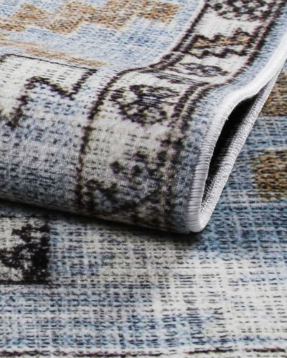 Zöld vintage színes puha és fényes szőnyeg 