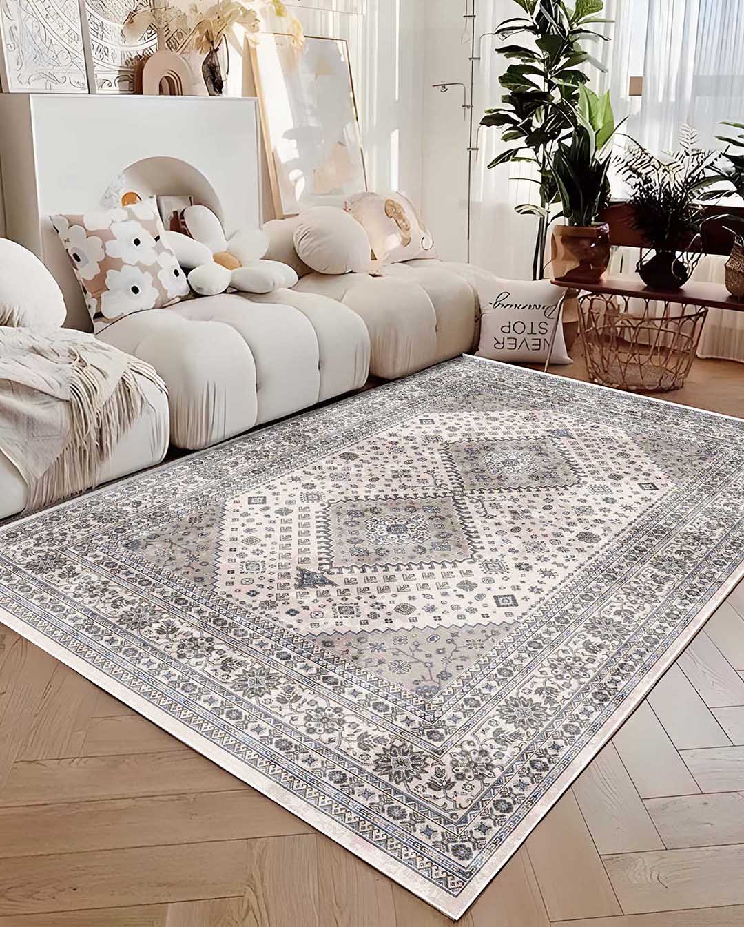 Anna vintage perzsa puha és fényes szőnyeg 