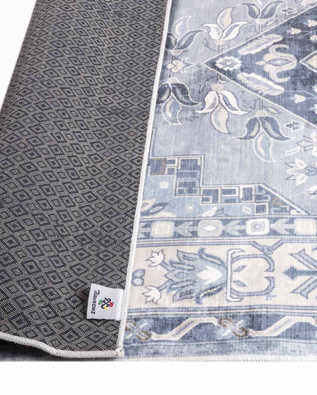 Koka vintage perzsa puha és fényes szőnyeg 