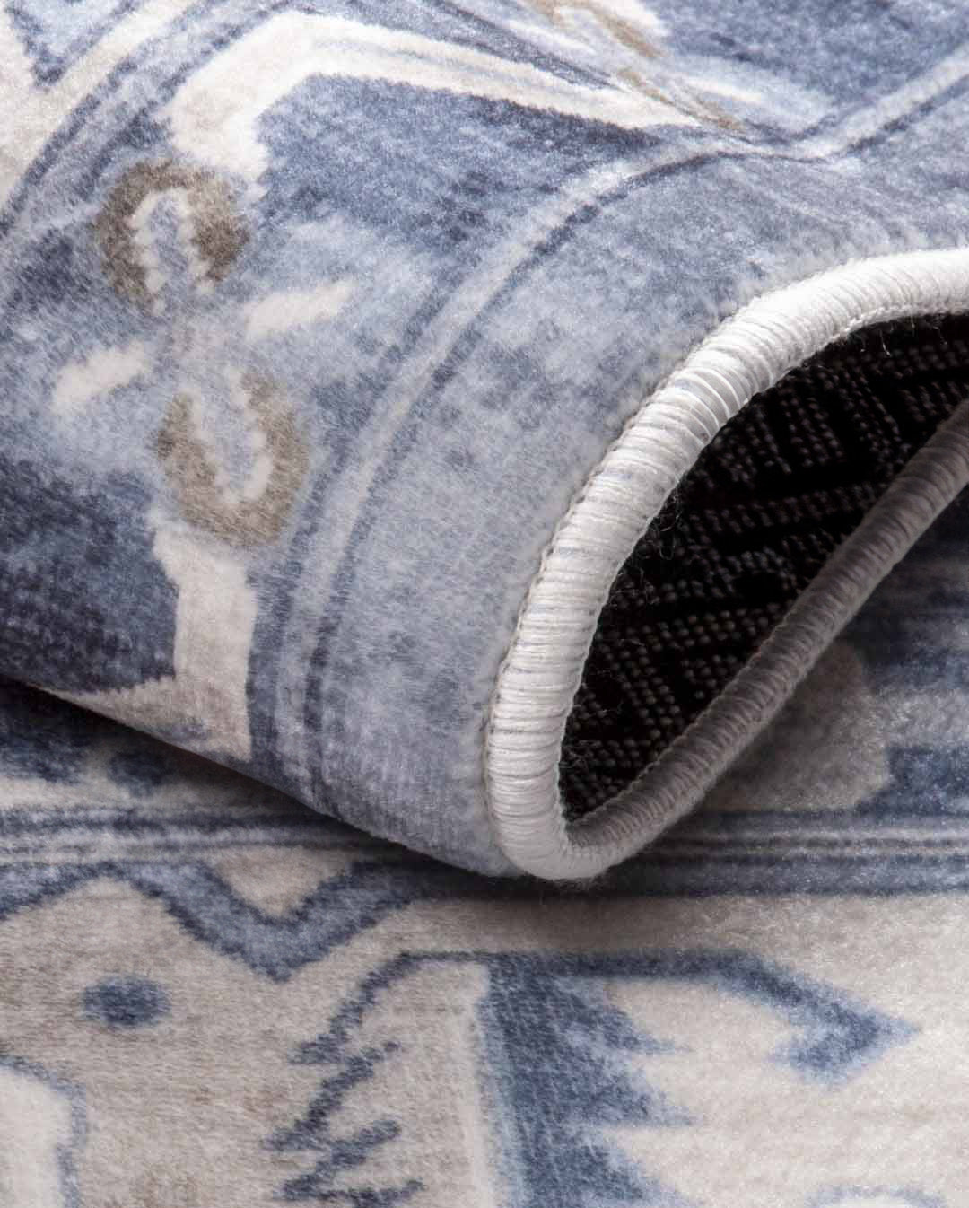 Koka vintage perzsa puha és fényes szőnyeg 