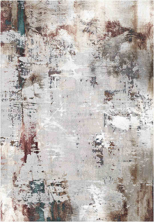 Yara schlichter, moderner, weicher und glänzender Teppich in Beige 