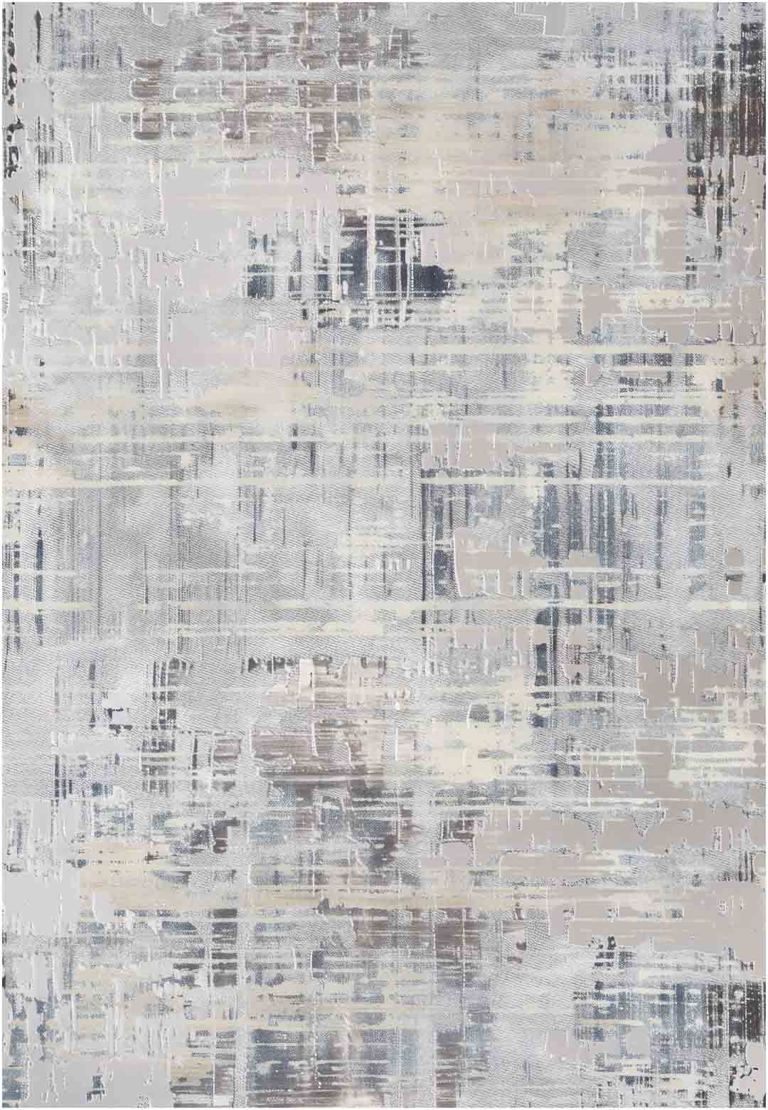 Yara schlichter, moderner, weicher und glänzender Teppich in Beige 