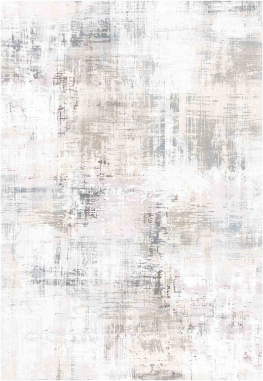 Yara schlichter, moderner, weicher und glänzender Teppich in Beige 