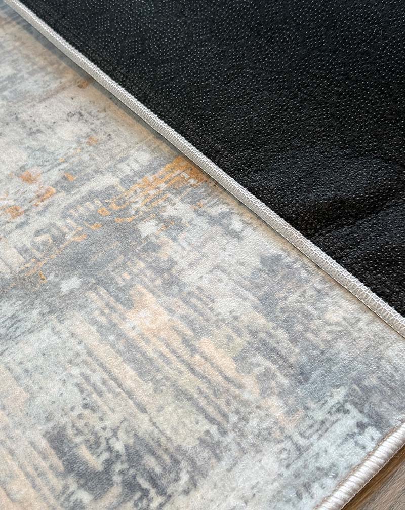 Yara schlichter, moderner, weicher und glänzender Teppich in Beige 