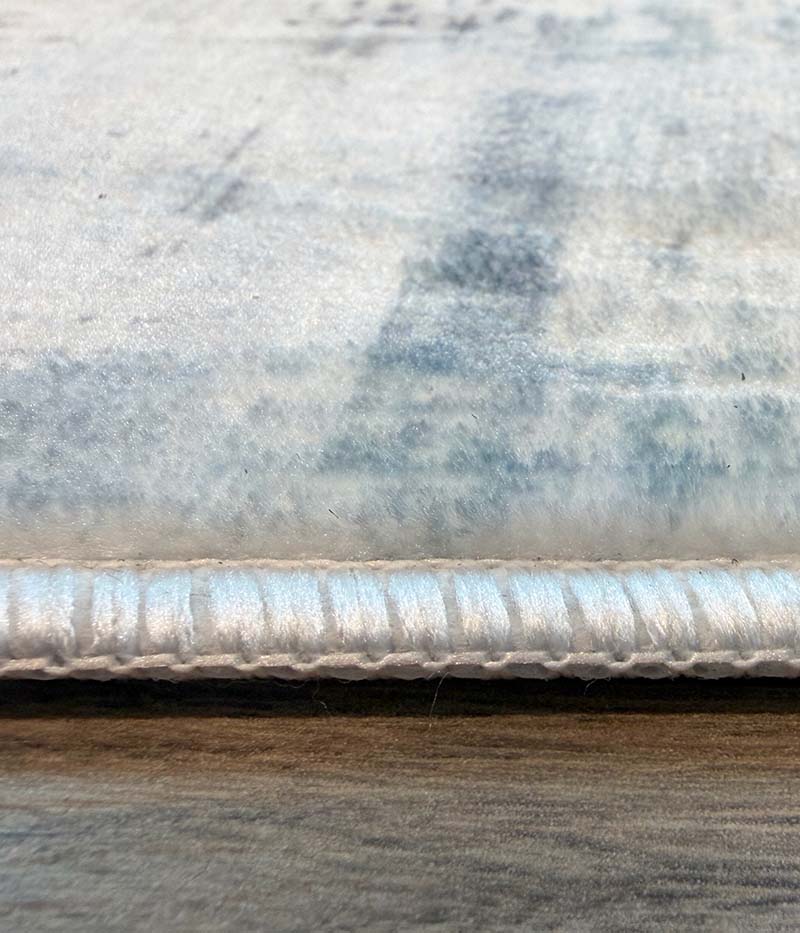 Yara schlichter, moderner, weicher und glänzender Teppich in Beige 
