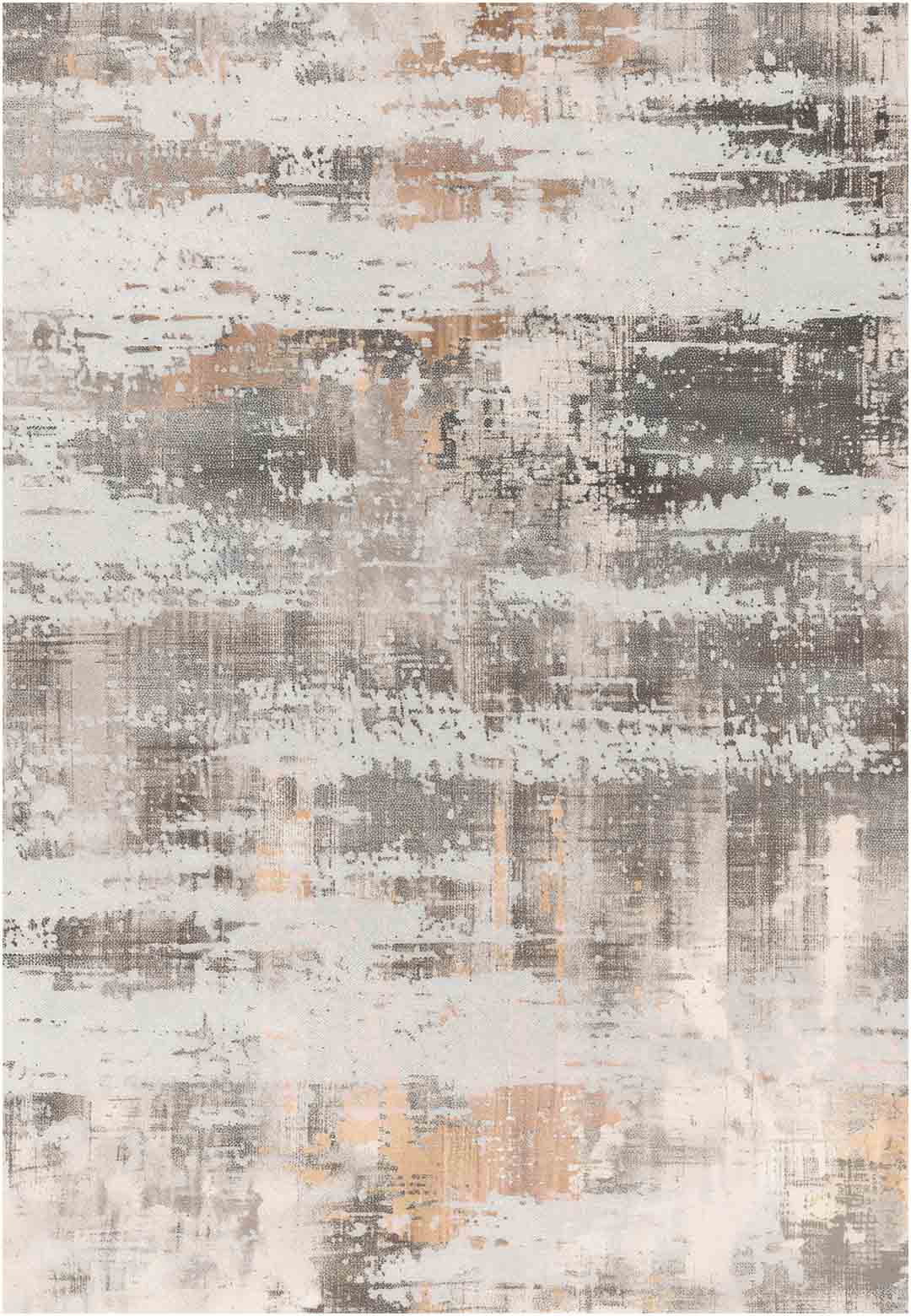 Yara schlichter, moderner, weicher und glänzender Teppich in Beige 