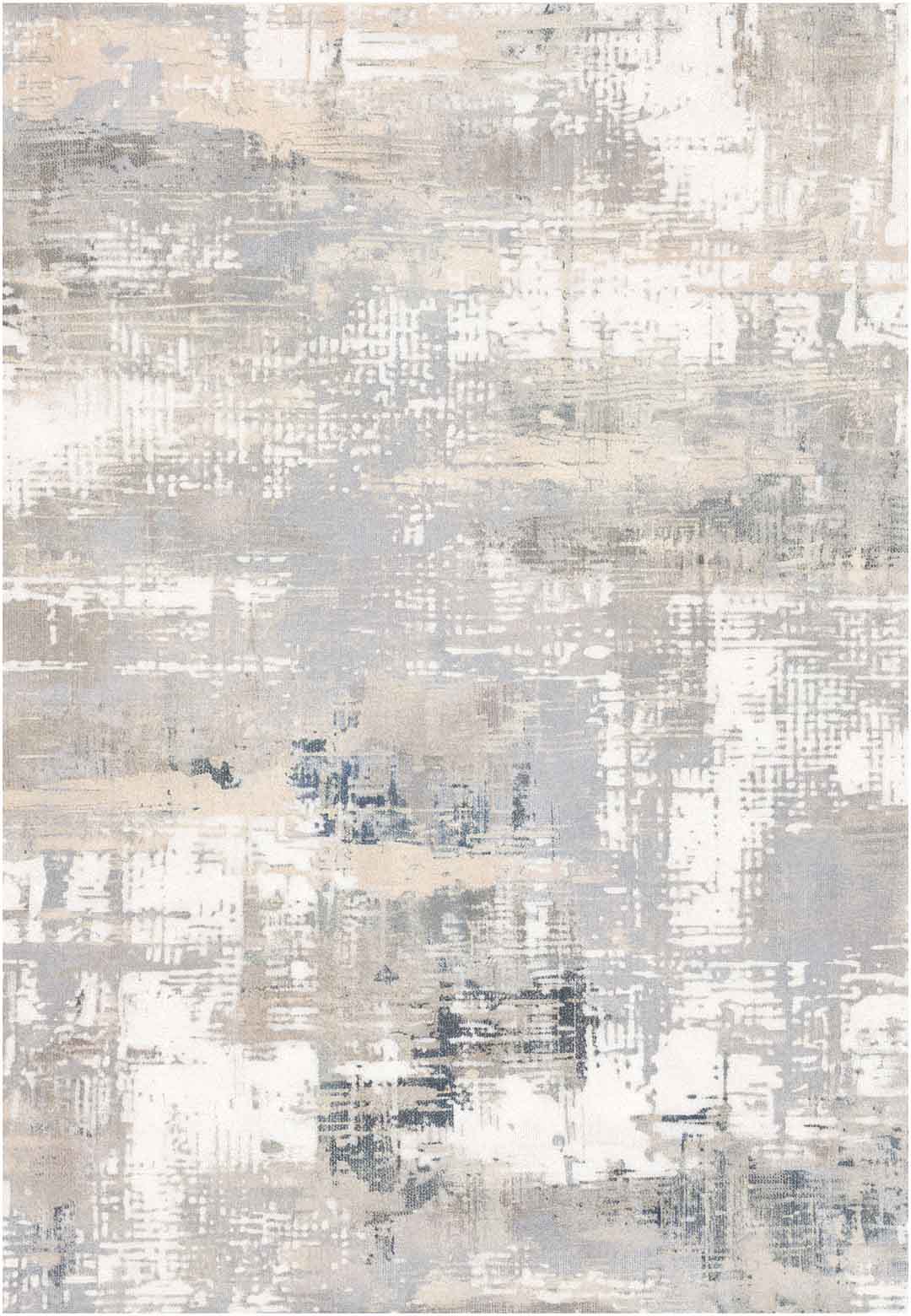 Yara schlichter, moderner, weicher und glänzender Teppich in Beige 