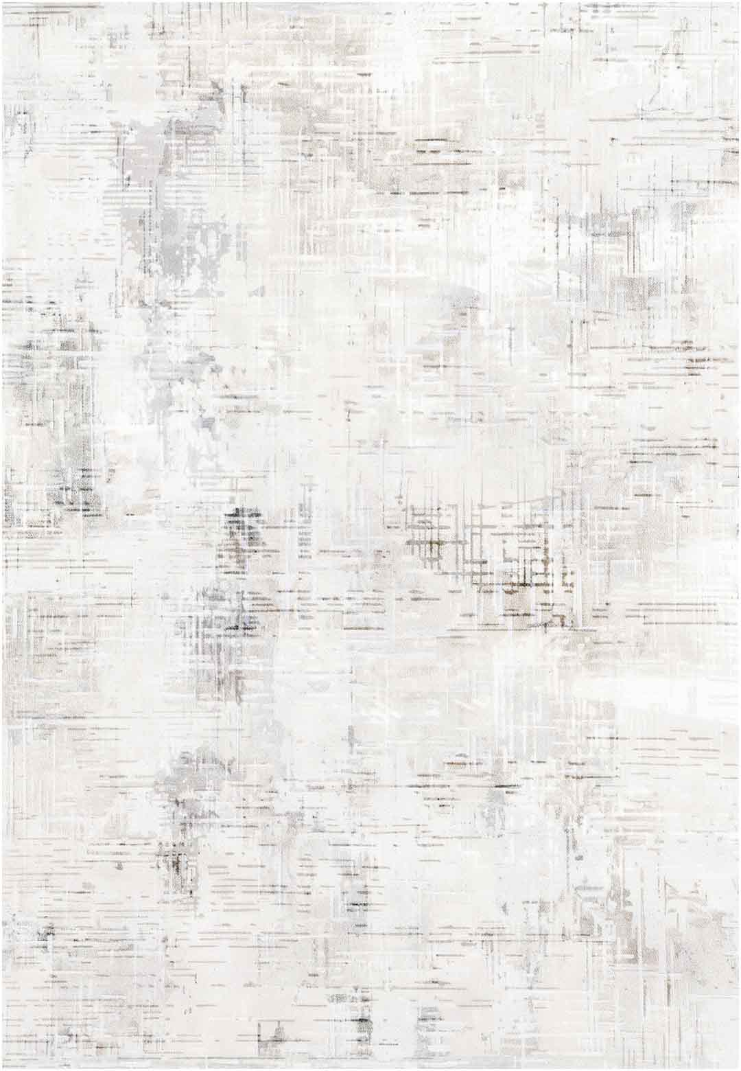 Yara schlichter, moderner, weicher und glänzender Teppich in Beige 