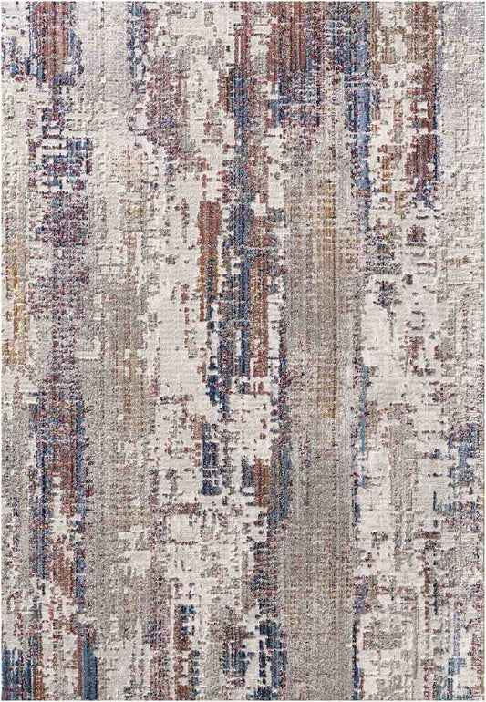 Yara schlichter, moderner, weicher und glänzender Teppich in Beige 