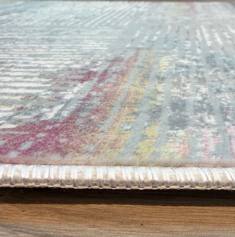 Yara schlichter, moderner, weicher und glänzender Teppich in Beige 