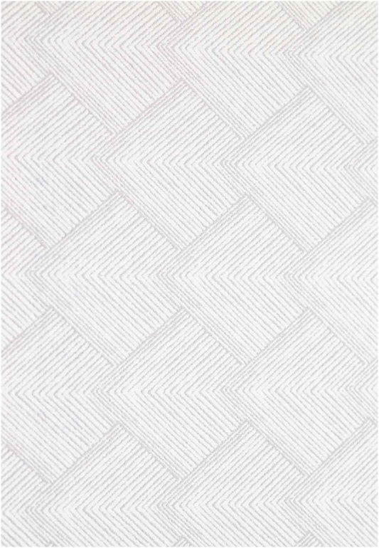 Yara schlichter, moderner, weicher und glänzender Teppich in Beige 